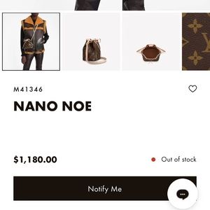Louis Vuitton Nano Noe